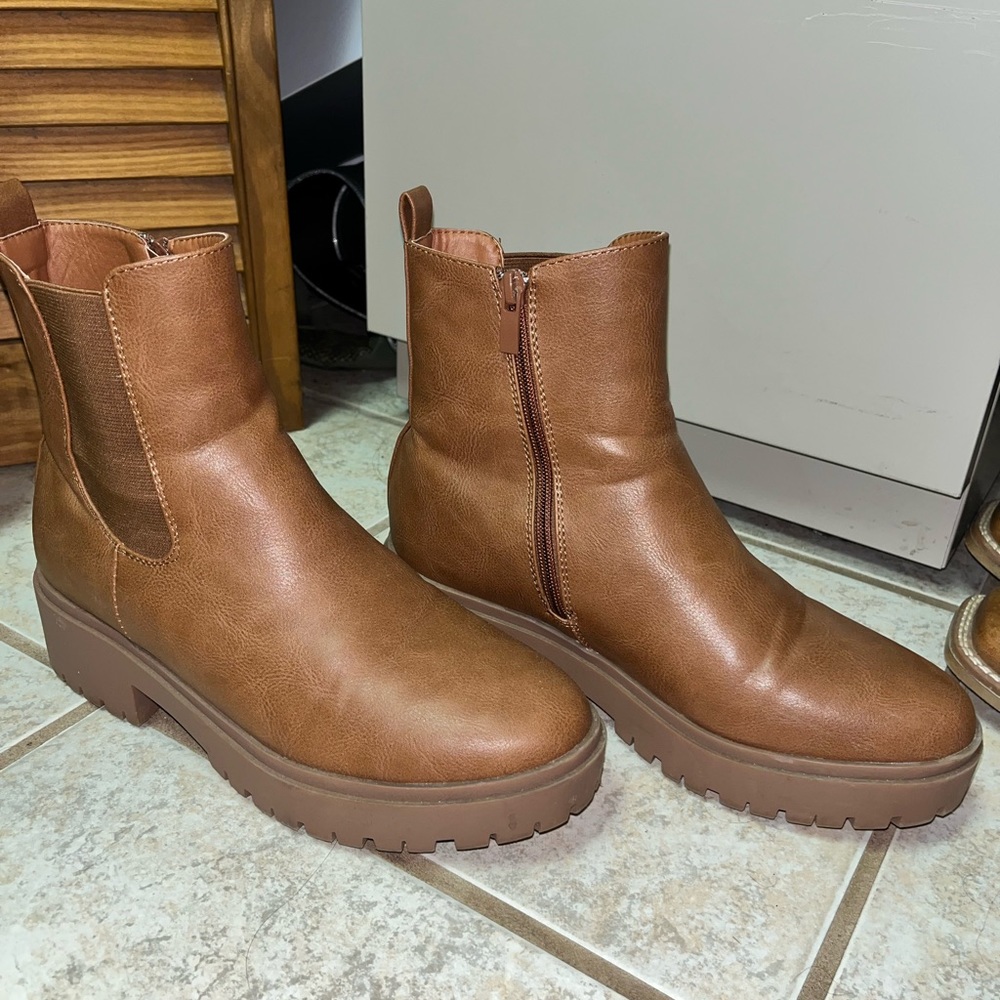 Brown Ankle Booties